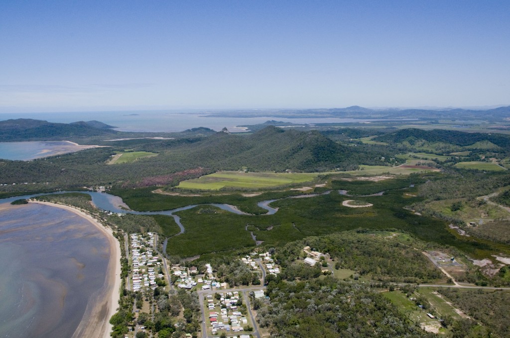 Seaforth looking south toward nearby Cape Hillsborough National Park Looking south toward nearby Cape Hillsborough National Park and Mackay, all facing the beautiful Coral Sea